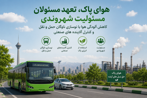 روزشمار هفته محیط زیست، 17 خرداد، هوای پاک، تعهد مسئولان، مسئولیت شهروندی